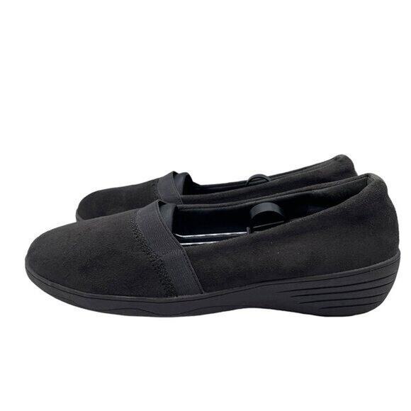 Skechers Kiss Royal Plush Loafer Charcoal Flat Slip On Shoes Women Size 11 - Picture 1 of 9